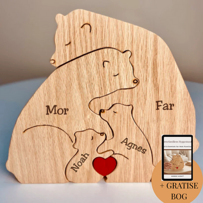 Nordic Hjem™ Den Personlige Bjørnefamilie