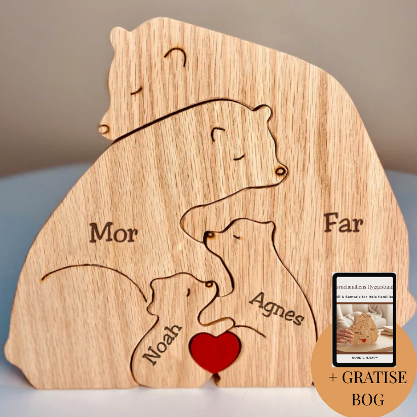 Nordic Hjem™ Den Personlige Bjørnefamilie