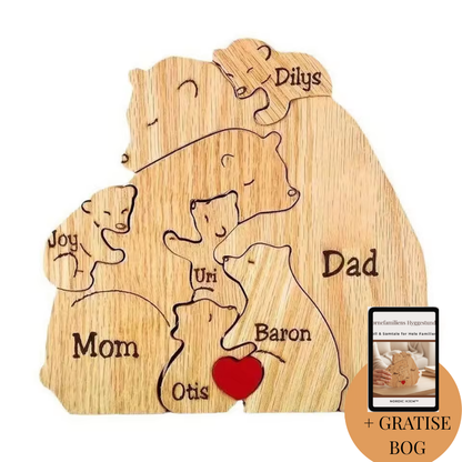 Nordic Hjem™ Den Personlige Bjørnefamilie