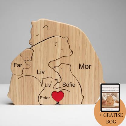 Nordic Hjem™ Den Personlige Bjørnefamilie