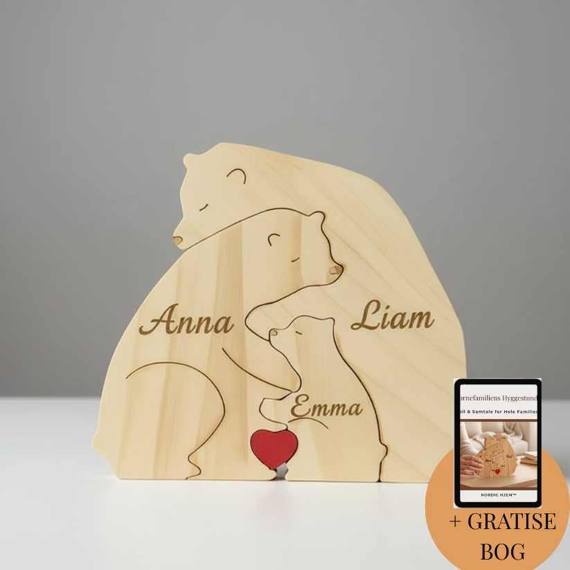 Nordic Hjem™ Den Personlige Bjørnefamilie