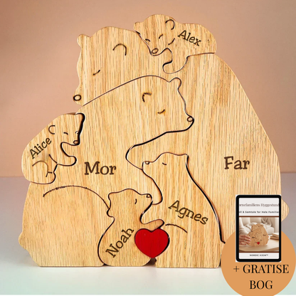 Nordic Hjem™ Den Personlige Bjørnefamilie