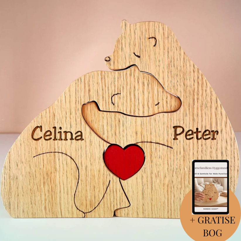 Nordic Hjem™ Den Personlige Bjørnefamilie